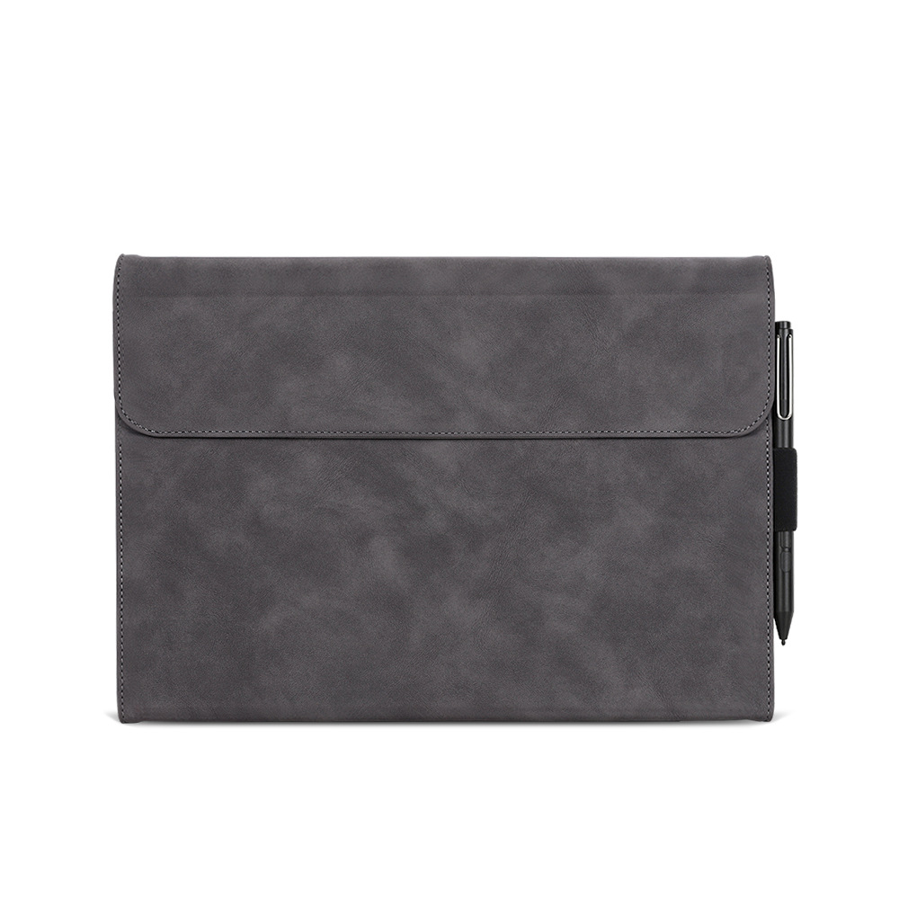 Aplicable Microsoft surface Pro11 10 9 Funda protectora Pro6/7 Todo incluido Go Funda de cuero plana para teclado