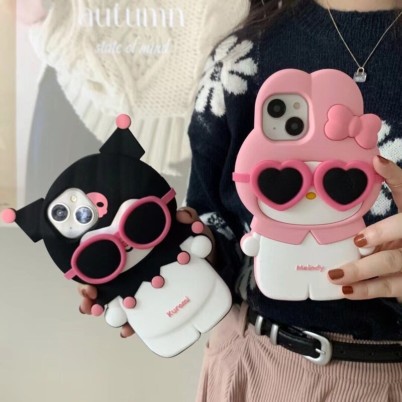 Cute Sunglasses Kolomi iPhone15 Apple 12 for 13/14Pro Max Phone Case 11 Cute Sunglasses Kolomi iPhone15 Apple 12 for 13/14Pro Max Phone Case 11