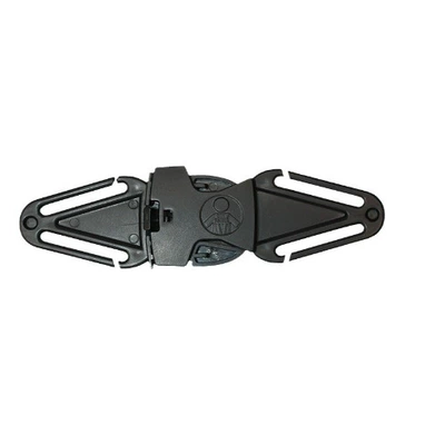 Spot car seat chest strap clip anti-escape child safety seat chest buckle adjuster child seat accessories batch (Seat belt shoulder pad) - black