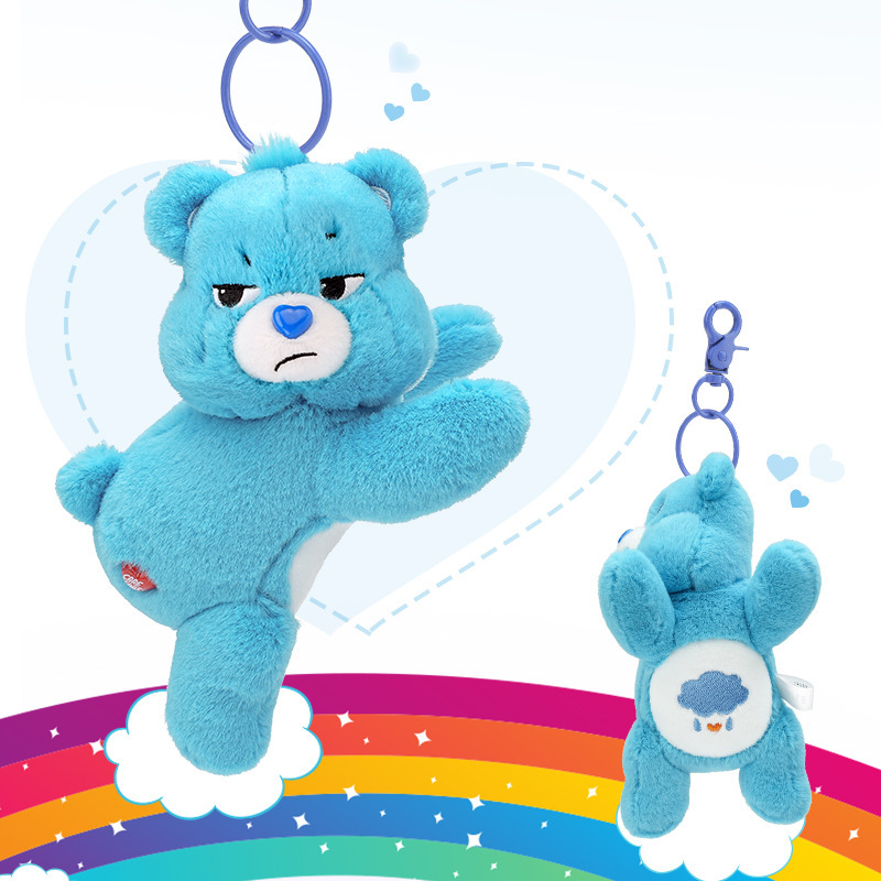 Care Bears Heart-Shaped Bear Pendant Plush Toy Doll Gift for Girls Official Licensed Source