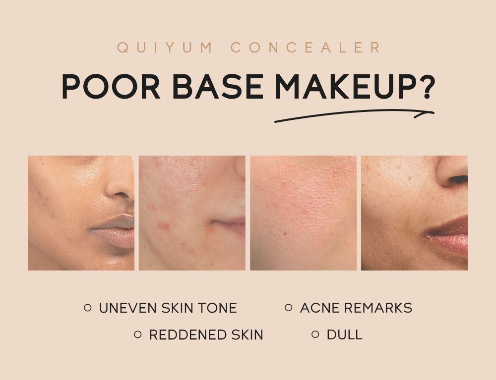 Cross-border QUIYUM Three-color Concealer 8g for contouring, covering blemishes and enhancing skin tone. Factory in stock for wholesale undefined