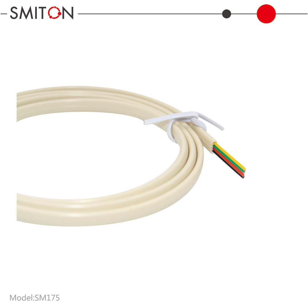 米黄色贝吉色4C电话线延长线可制定rj11连接线