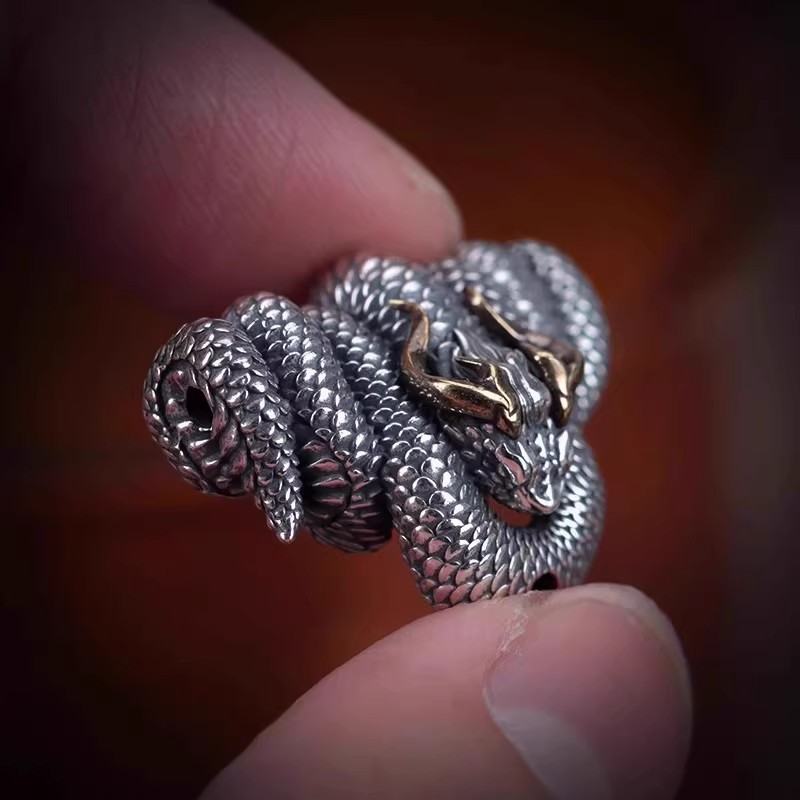 Eight-Trigram Universal Shaft Accessory Bracelet Taoist-Style Extension Three-Way Connector DIY Jewelry Spacer Beads Small Accessories