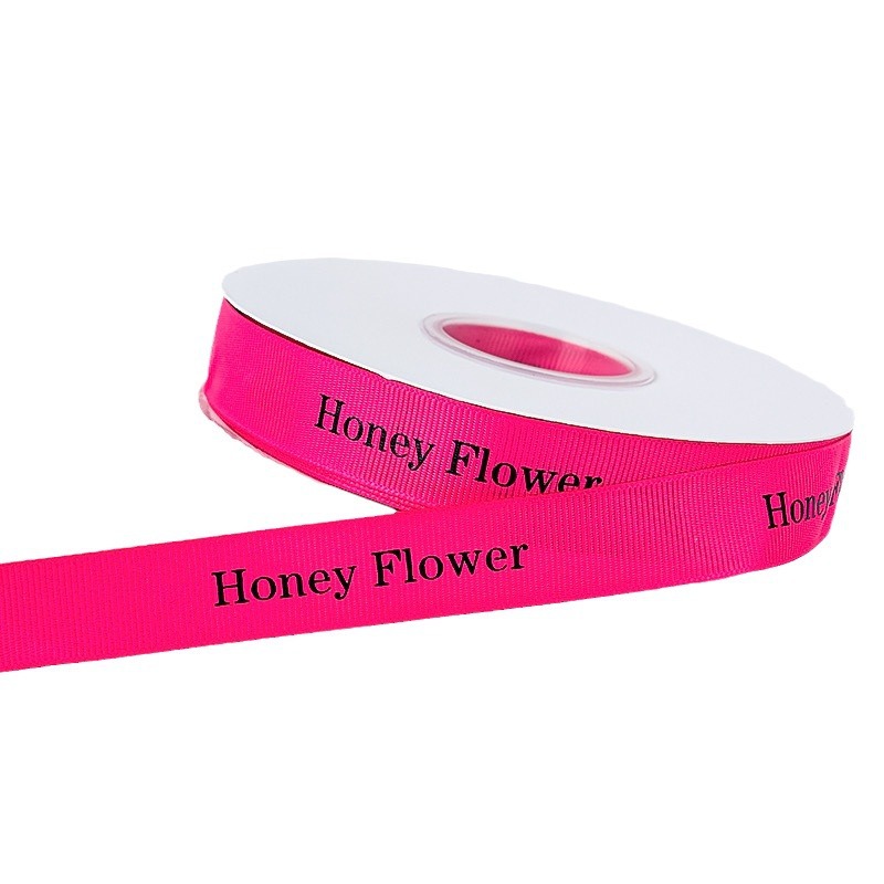 Boquete de flores de Felloyd, cinta de embalaje de pastel, caja de regalo, adornos de cabello, impresión inglesa, cinta rosada rosada