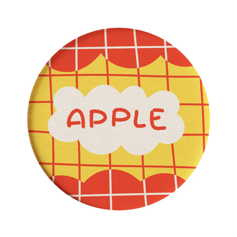 Posavasos de café de oficina de dibujos animados, posavasos de escritorio, posavasos de agua redondos, almohadillas absorbentes de agua de barro de diatomeas, encimera de secado rápido