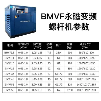 Hava kompressorları, magnet variable frequency screw