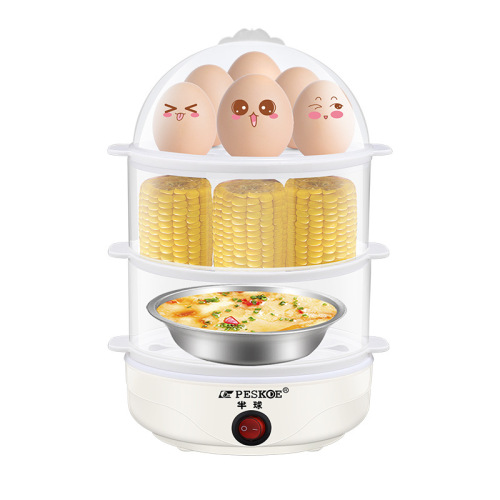 Hemisphere automatic power-off egg cooker household egg steamer small breakfast artifact multi-functional steamed egg custard dormitory