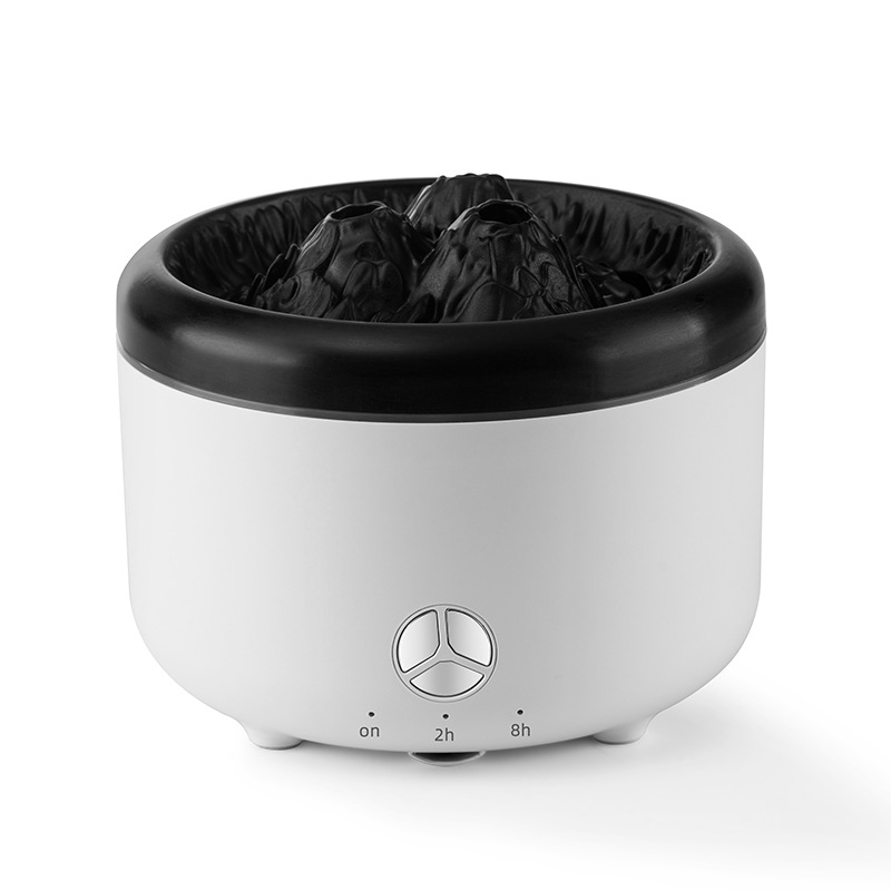 Humidificador de llama de simulación explosiva, máquina de aromaterapia de gotas de lluvia, atomizador de pulverización volcánica inteligente de gran capacidad para el hogar al por mayor