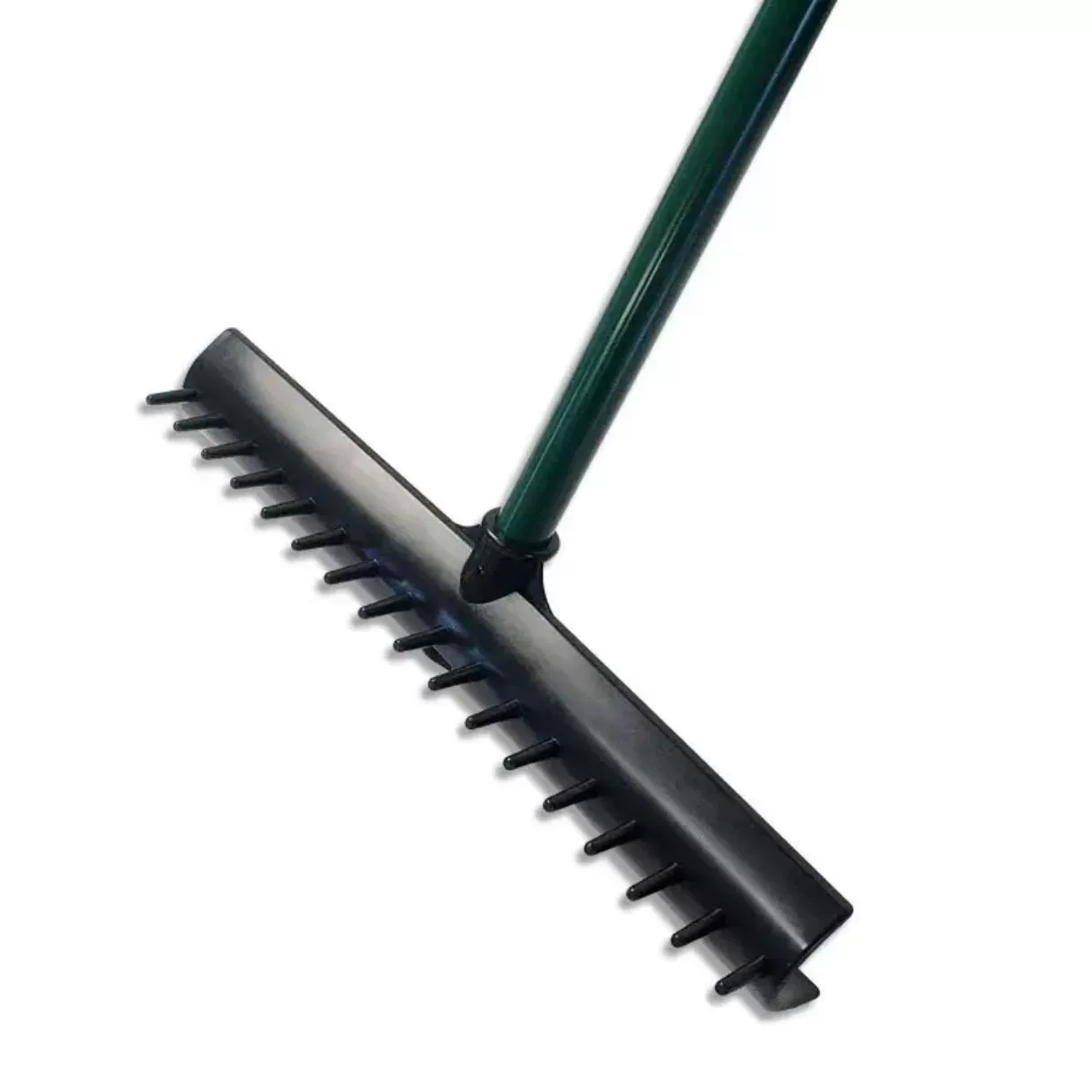 Инструмент для обслуживания бункеров для гольфа, двустороннее зубчатое грабли для песка, специально для линий гольфа, стержень из нержавеющего алюминиевого сплава