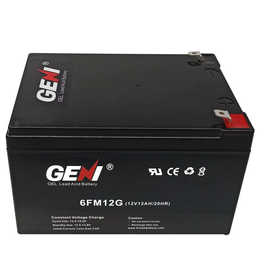 12V12AH самопроизводственная полюсная plate коллагеновая батарея гелевый свинцово-кислотный аккумулятор