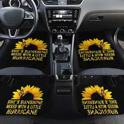 Dirt-Resistant, Wear-Resistant, Anti-Scratch Mats, Avtomobil döşəmə paspasları - x-car-floor-mat-47-3344cm-crystal-velvet-dot-plastic-bottom-two-piece-pack