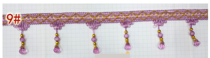 9 фиолетовый красный