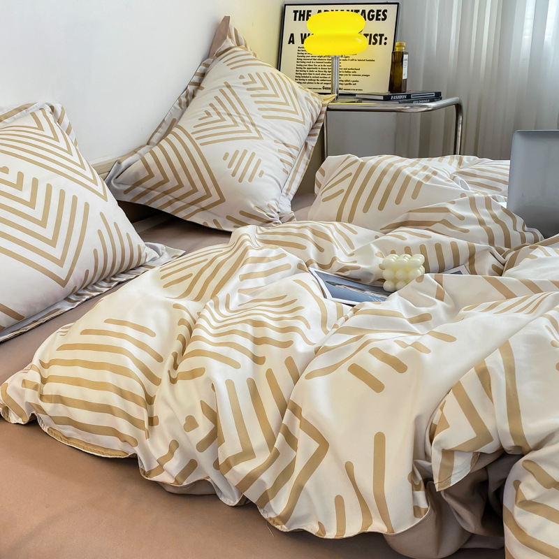 Cubierta del edredón al por mayor sábana de algodón cubierta del edredón individual algodón lavado cama doble cubierta del edredón fabricante de algodón