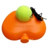 Apple-shaped base orange + 1 tennis ball with string
