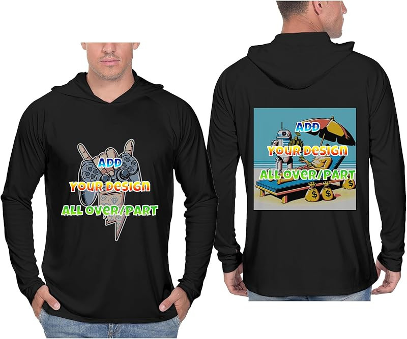 fishing hoodies 钓鱼服跨境男女卫衣连帽衫垂钓防晒速干透气上衣|undefined