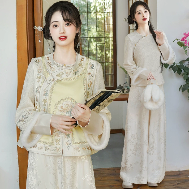 Реальная съемка нового китайского костюма в китайском стиле