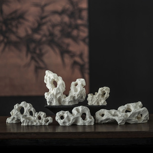 Wudingshi Ceramic Absorbent Stone Moss Calamus Flower Pot Attached to Stone Insect-Catching Violet Ornamental Decorative Rockery Fish Tank Stone