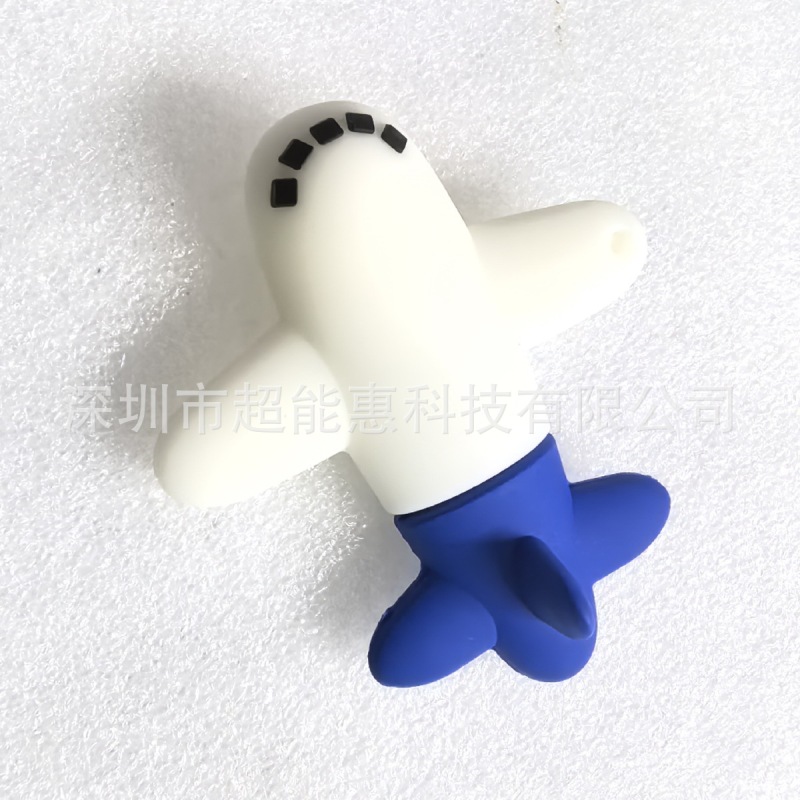 Manufacturer Designs Airplane-Shaped 8Gb USB Flash Drives with Soft Rubber, Airplane USB Flash Drive Gifts, and Customizable Advertising Graphics Manufacturer Designs Airplane-Shaped 8Gb USB Flash Drives with Soft Rubber, Airplane USB Flash Drive Gifts, and Customizable Advertising Graphics
