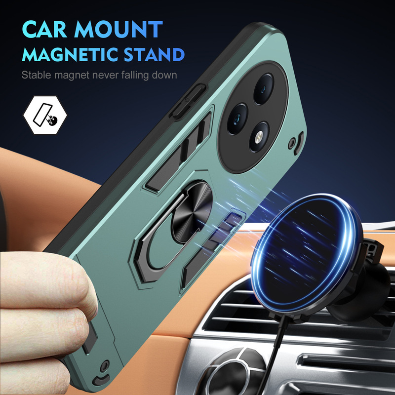 Suitable for Itel Rs4 Mobile Phone Case A80 Warrior Car Ztev70Vita Ring Holder S25 Anti-Fall Protective Cover