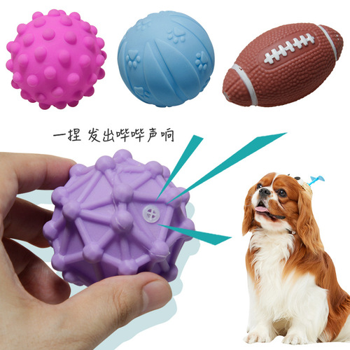 Pet sounding toys, bite-resistant simulated dog toy set, small and medium-sized dog molar teeth cleaning training pet supplies
