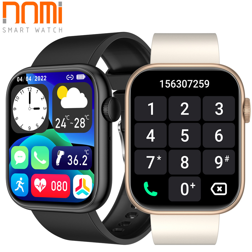 亞馬遜QX7滿屏AI語音助手體溫心率血氧遊戲男女運動通話智能手錶