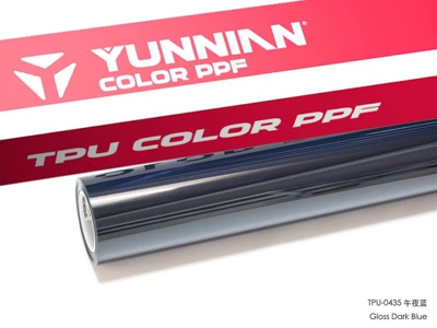 Auto Color Change Film: crystal TPU car color change - tpu-midnight-blue-dual-use-for-wet-and-dry-surfaces-15215m