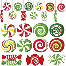 A 76132 Christmas Candy Cane Ornaments ʥ�������� �羳����