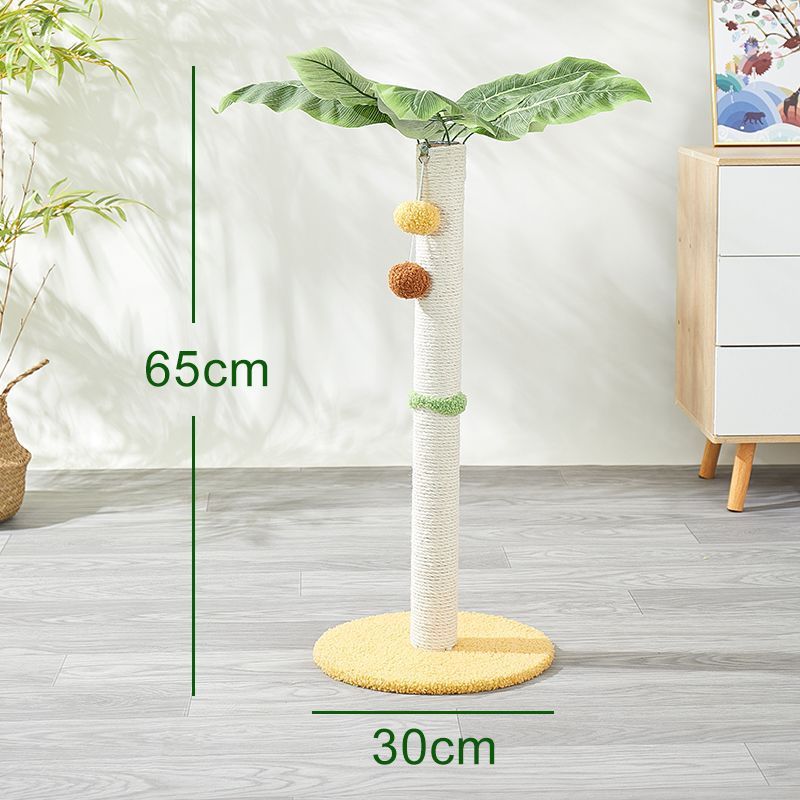 Scratching Post Vertical Multi-Functional Claw Grinding Green Plant Leaves Climbing Frame Simulation Multi-Layer Cat_voghion.com