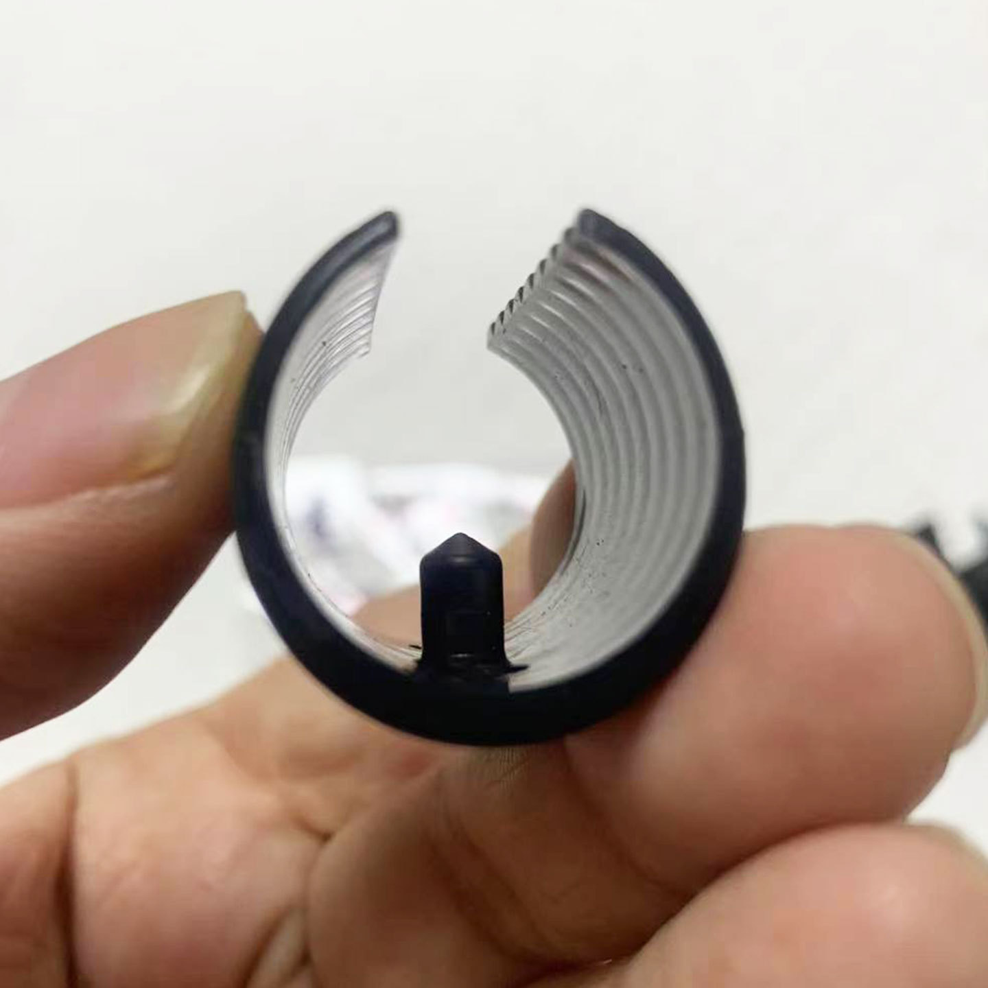 塑料配件办公桌椅凳子管夹管扣躺椅沙滩椅折叠椅防滑套防滑垫