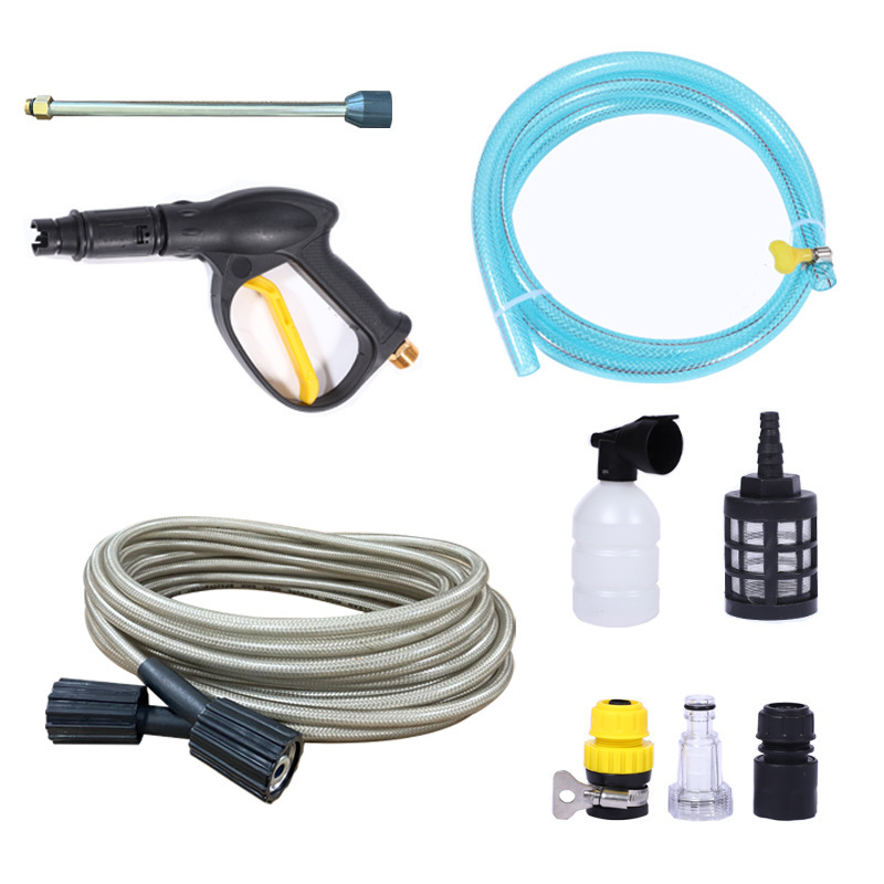 máquina de limpieza de alta presión multipropósito ahorro de energía ahorro de agua regulador de presión lavadora de automóviles 220V pistola de agua portátil doméstica de lavado de automóviles de alta potencia