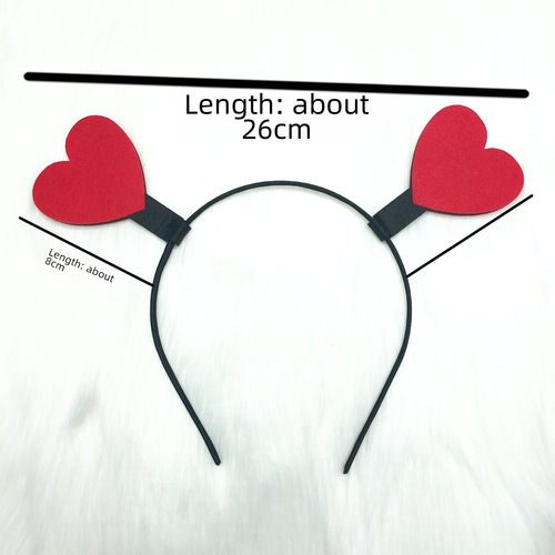 Creative and cute love arrow bow tie for Qixi 520 Valentine's Day, funny hair accessory for parties