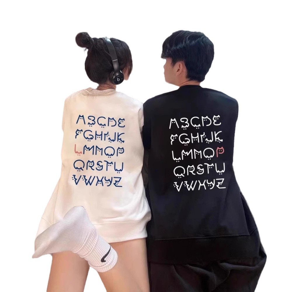 특별한 커플 세트 느슨한 운동복 2024 새로운 하이 엔드 봄과 가을 벨벳 재킷