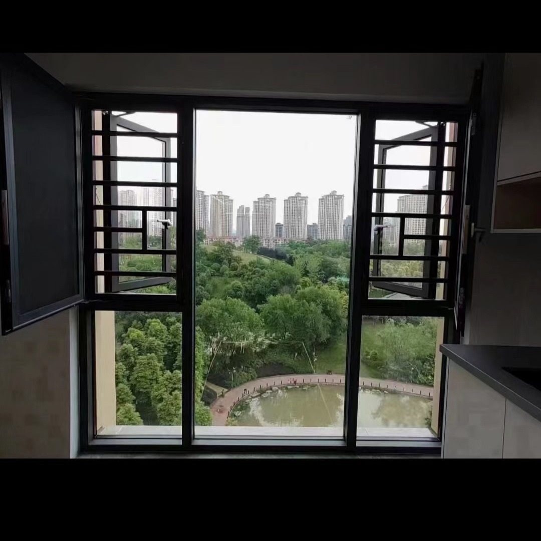 Окно алюминиевое Aojia Good Doors and Windows серия 110 (1.4 мм)