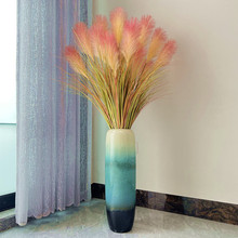 大芦苇草仿真花落地室内客厅花卉绿植物假花造景装饰摆件干花陶瓷