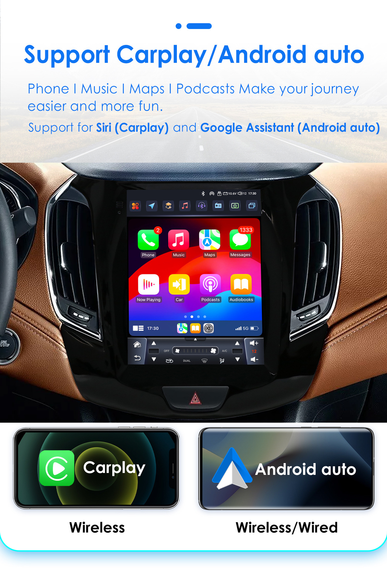 Suitable for Chevrolet Cruze Car Navigator 15-18 Models Cruze Android Smart Large Screen All-In-One Gps
