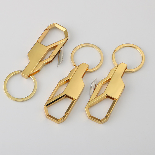 Car keychain multifunctional with knife, detachable box skin waist hang engraved keychain accessory, supports customization