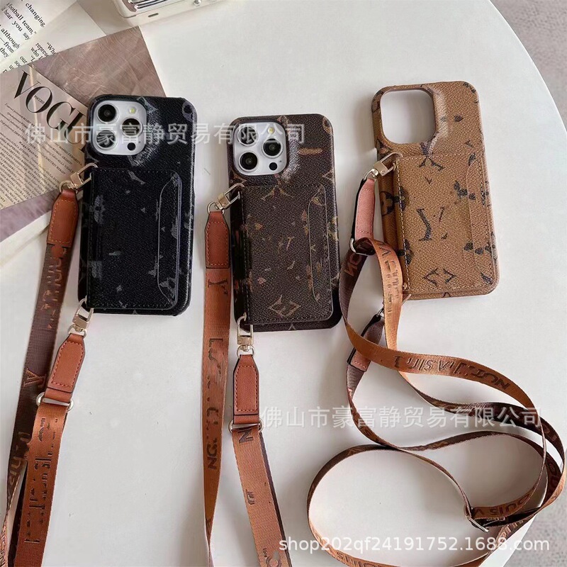 Side Flip Card Holder Apple 16Promax Mobile Phone Case Leather Presbyopic Card Suitable for Iphone14 Protective Cover European and American