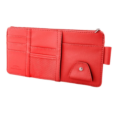 Mobile Phone Id Holder, Storage – Car Glasses Clip/Bill Clip - red