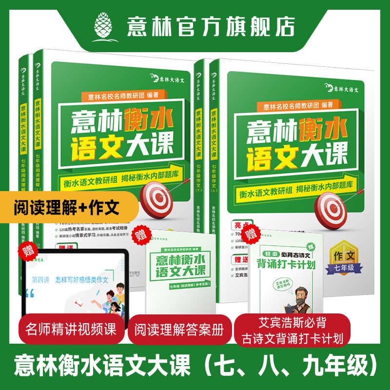 意林衡水语文大课七八九年级上下 衡水重点中学全套教材辅导