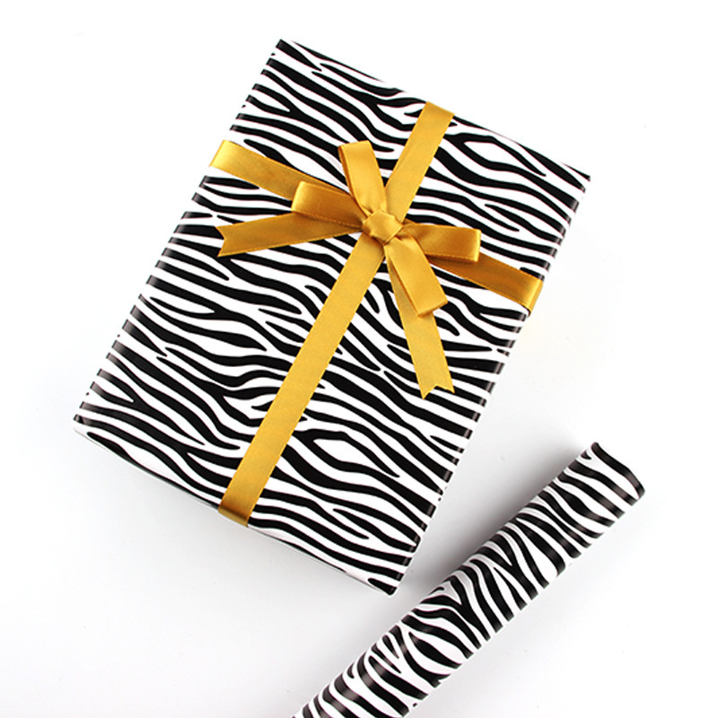 Papel de regalo con estampado de leopardo y vaca, el más vendido de Amazon, papel de regalo navideño, papel para envolver libros DIY image 11