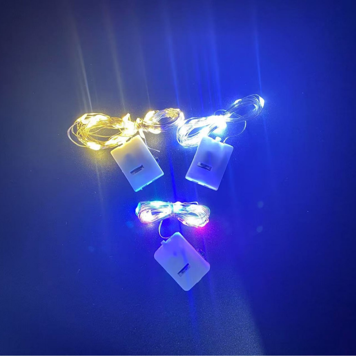 Lámpara de color led Lámpara de cadena led Caja de regalo Mini cable de cobre Lámpara de cadena Decoración de ramo de luz de ambiente de cumpleaños