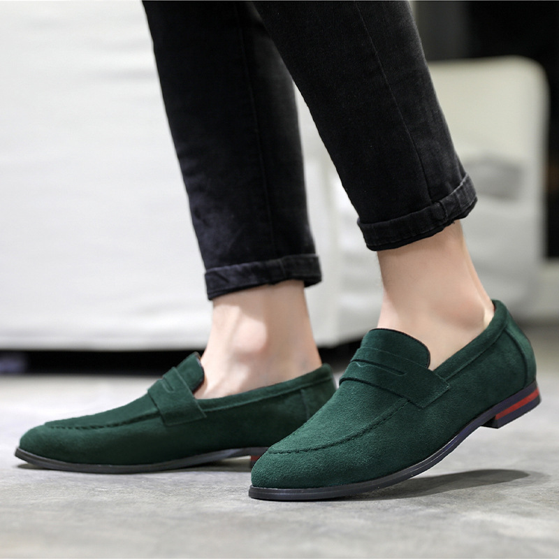 Versatile Loafers One Foot Stirrup Casual Soybean Shoes_voghion.com