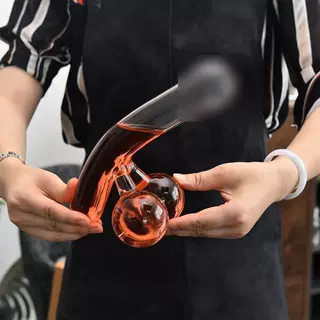 新品丁丁威士忌醒酒器，独特有趣新款大炮酒器桌上摆件跨境热卖