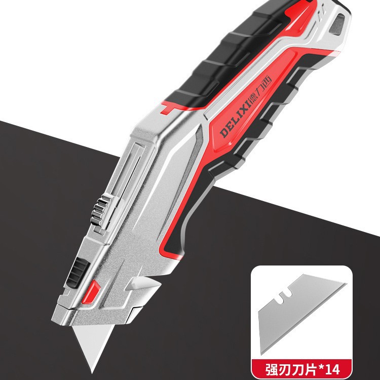 Cuchillo multiusos plegable de alta resistencia cuchillo eléctrico industrial para cables papel tapiz hoja retráctil