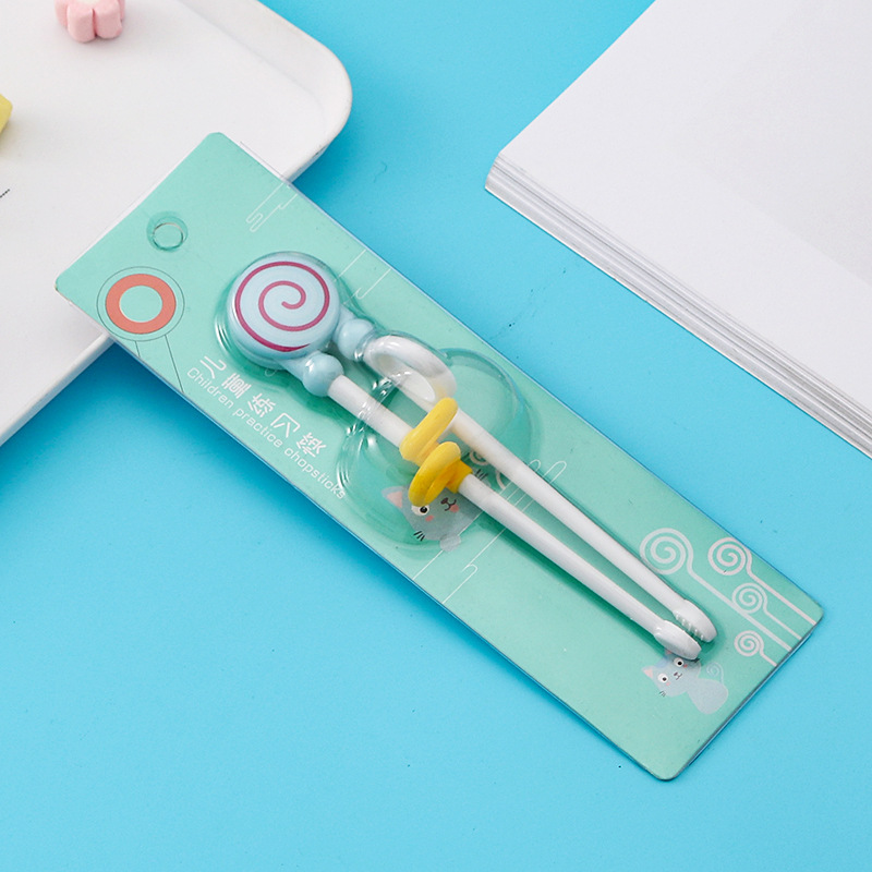 Blue lollipop card chopsticks