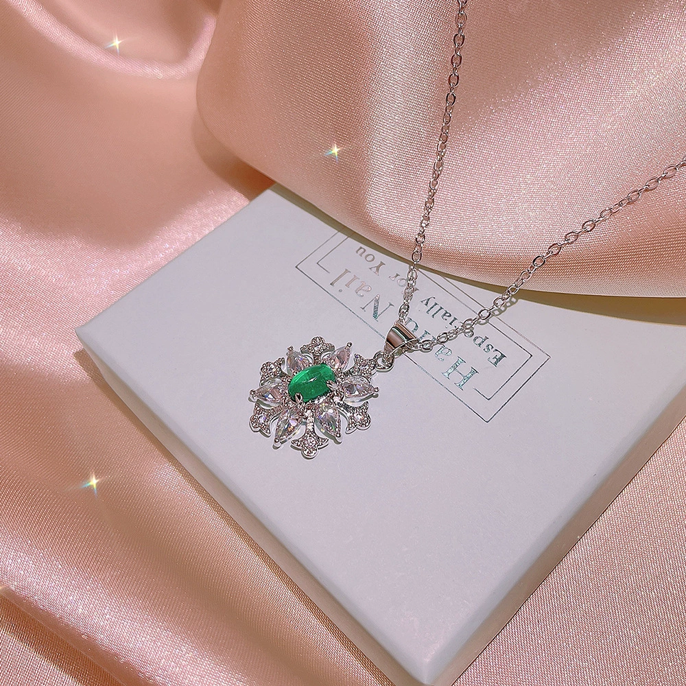 Серьги, дизайнерское колье, комплект, ювелирные изделия, японские и корейские, инкрустированные бриллиантами, комплект из 3 предметов