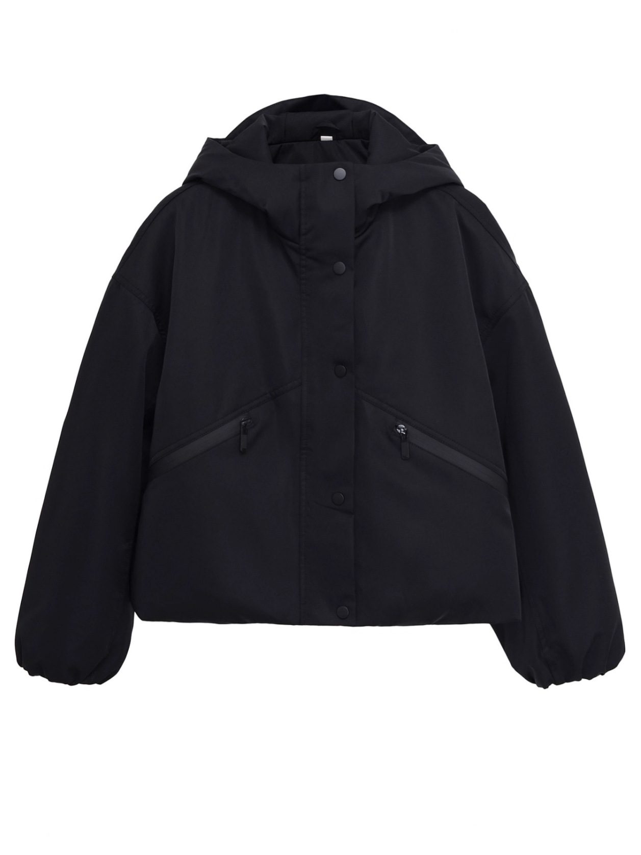 Comercio exterior otoño y invierno nueva moda de mujer estilo europeo y americano cuello redondo con cremallera con capuz impermeable chaqueta a prueba de viento algodón universal image 5