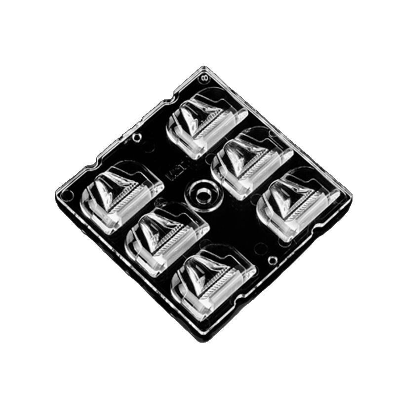 6 イン 1 レンズ 5050 ランプビーズレンズ街路灯投光器レンズ LED 高光透過率アクセサリー|undefined