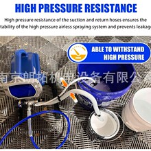 ProX17 X19 X5 X7 GX21高压无气喷涂机吸料管套件进料管套装配件