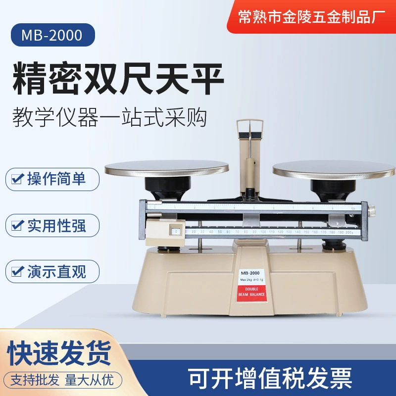 Заводское снабжение Лаборатория Специальная двойная шкала механический баланс Лабораторные приборы Прецизионный двойной Масштаб Баланс